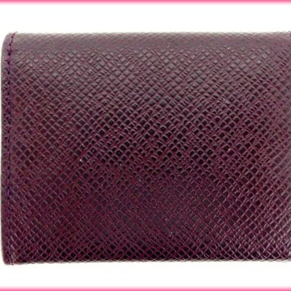 Louis Vuitton Ticket case Taiga Brown Woman Authentic - Picture 7 of 9